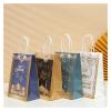 Sturdy Storage Box 12Pcs Eid Mubarak Gift Box Kraft Paper Bags Eid Mubarak Decor Ramadan Kareem Decoration for Home Muslim Islamic Party Favor Bags for Christmas, Halloween, Graduations, Weddings view 1