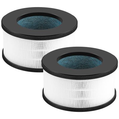 2 Pack AF-3222 HEPA Replacement Filter Compatible with Bulex AF-3222 Device, HEPA Filter and Activated Carbon Filter Set