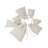 YAYA2021-SHOP Sturdy Storage Box 10 Pieces Multi Size Reusable Cotton Drawstring Gift Bag for Party Wedding Storage Home Supplies for Christmas, Halloween, Graduations, Weddings view 3