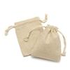 YAYA2021-SHOP Sturdy Storage Box 50 Pieces Natural Linen Pouch Drawstring Burlap Jute Sack Gift Packaging Bags for Party Wedding Storage Home Supplies for Christmas, Halloween, Graduations, Weddings view 1