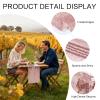 OQSC Rose Gold Table Runners 10 Pcs Table Decorations for Party Tablecloth Sequin Party Supplies Christmas Glitter Wedding view 2