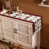 Christmas Plaid Elks and Snowflakes Trees Table Runner Cotton Linen Washable Dresser Scarves Red and Black Buffalo Check Dining Top Tapestry Setting Decor for Home Kitchen Holiday Party Wedding view 4
