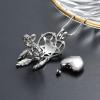 Cremation Jewelry Heart Dream Catcher Urn Keychain for Human Ashes Cremation Keepsake Memorial Urn Keyring for Women Men view 3
