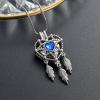 Cremation Jewelry Heart Dream Catcher Urn Keychain for Human Ashes Cremation Keepsake Memorial Urn Keyring for Women Men view 4