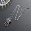 Cremation Jewelry Heart Dream Catcher Urn Keychain for Human Ashes Cremation Keepsake Memorial Urn Keyring for Women Men view 4