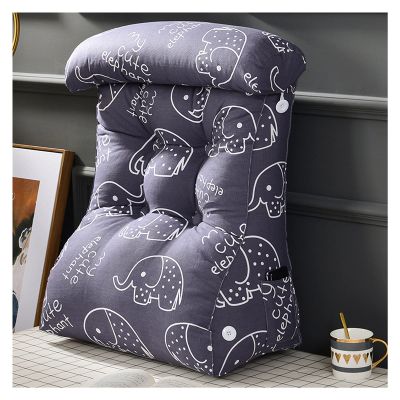 AYLYHD Reading Backrest Cushion Firm Back Support & Comfy Cushion for Bed/Sofa/Couch/TV - Head Waist Support Pillow for Pregnant Women (Color : A, Size : 45cm)
