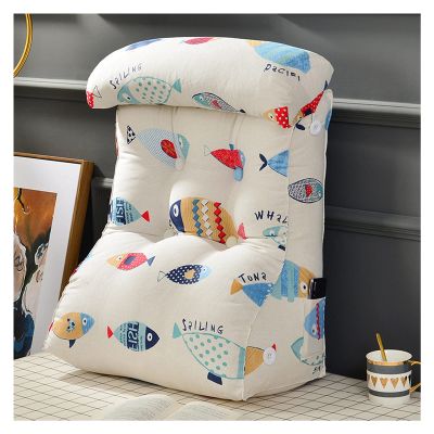 AYLYHD Reading Backrest Cushion Firm Back Support & Comfy Cushion for Bed/Sofa/Couch/TV - Head Waist Support Pillow for Pregnant Women (Color : E, Size : 45cm)