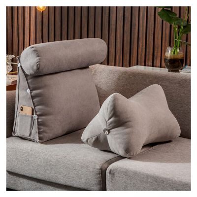 AYLYHD Wedge Pillow Throw Back Support Triangle Pillow Angle Pillows Cushion Adjustable Reading Pillow Sofa Bed Office Chair Rest Cushion Neck Support (Color : F, Size : 45cm)
