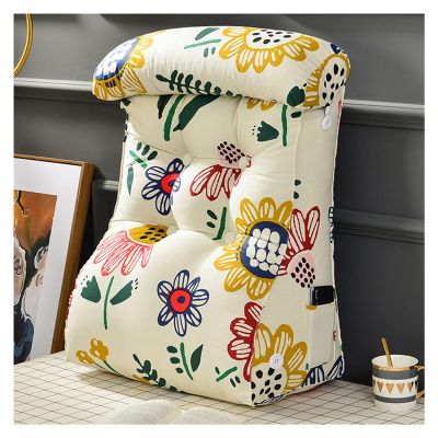 AYLYHD Reading Backrest Cushion Firm Back Support & Comfy Cushion for Bed/Sofa/Couch/TV - Head Waist Support Pillow for Pregnant Women (Color : B, Size : 45cm)