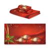 ALAZA Merry Christmas Ball Red New Year Soft 3 Piece Bath Towels Set for Bathroom Spa Hotel, 1 Bath Towel+ 1 Hand Towel+ 1 Washcloth view 2