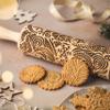 Embossing Rolling Pin FROST for Christmas Cookies, Gingerbread, Shortbread by Algis Crafts view 4