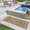 Gertmenian Indoor/Outdoor Kona Coast by Reyn Spooner Runner Rug - 2x6 Runner, Stain & UV Resistant, Ideal for Deck, Patio, Poolside Rooms - Tribal, Light Brown, 46672 view 2
