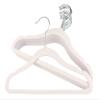 Child Garment Rack- Kids Closet Organizer- with Childrens Velvet Hangers (Includes 10 Children's Hangers) (Black Rack with 10 White Hangers) view 3