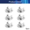 Juvielich Stainless Steel Rod Socket Closet Pole Sockets U-Shaped Open Type Socket Bracket Fit for 35mm/1.38" Pipe Diameter 2PCS view 4