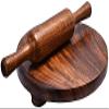 The Pure Quality Of Pure Wooden Chakla Belan Set, Easy Preparing Your Rotis 100% pure wooden best making for roti & chapati . view 1