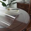 2mm Frosted Tablecloth Plastic Table Cloth Roll Wipeable PVC Tabletop Protector Clear Mat Sheet for Garden Furniture/Outdoor Table Covers Waterproof - Customizable view 1