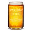 41st Birthday Vintage 41 Years Old Time 1982 Etched 16 oz Beer Can Drinking Glasses Funny Gift For Men view 2