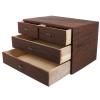 Veemoon Desk Organizer Wooden Storage Box Drawer Storage Organizer for Home Office view 1