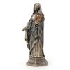 Veronese Design 7 7/8 Inch Tall Madonna and Baby Jesus Triptych Religious Decor Gift Cold Cast Bronzed Resin Faith Collecitbles Nativity Design view 4