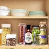 BodiCal 2 Pack Lazy Susan Organizer, 10.6" Clear Lazy Susan Turntable for Kitchen Cabinet,Turntable Organizer for Countertop, Pantry Organization and Storage view 2