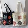 Women canvas Tote Bag for Women Shoulder Bag with zipper Work Beach Travel and Shopping Grocery Bag view 2