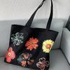 Women canvas Tote Bag for Women Shoulder Bag with zipper Work Beach Travel and Shopping Grocery Bag view 3