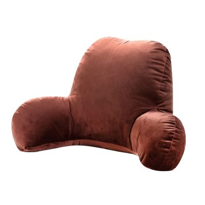 AYLYHD Reading Pillow with Arms Lumbar Cushion Backrest Support Pillow Sofa Back Support Soft Chair Bed Car Office Rest Bench Pillow (Color : A, Size : 65x40x26cm)