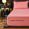 CFYCYHDZHT Cool and Breathable Sheet,Warm Thick Crystal Velvet Deep Pocket Fitted Sheet, Solid Color Mattress Protector for Adult Bedroom Bed Cover Yellow 180200cm view 4