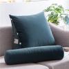 AYLYHD Wedge Reading Backrests Pad, Reading and TV Pillow, Back Wedge Cushion Pillow with Adjustable Neck Pillow and Pockets, Home Bedrest Reading Pillow, Back Support Pillow view 2