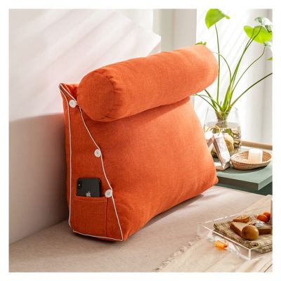 AYLYHD Wedge Pillow Back Support Sofa Bed Office Chair Rest Cushion Adjustable Reading Pillow Neck Support Triangle Pillow Angle Pillows Cushion (Color : E, Size : 45x45x20cm)