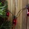 Northlight Edison E17 Halloween Light Set - 9' Black Wire - Purple Lights - 10ct view 2