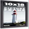 10x18 Frame Black Passaggi Solid Wood Picture Frame Width 1.5 Inches | Interior Depth 0.5 Inches | Passaggi Nero Modern Photo Frame Complete with UV Acrylic, Foam Board Backing & Hanging Hardware view 1