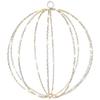 LED Lighted Hanging Ball Christmas Decoration - 8" - Warm White Lights view 1
