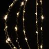 LED Lighted Hanging Ball Christmas Decoration - 8" - Warm White Lights view 4