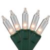 Northlight Mini Christmas Lights - Clear - 60' Green Wire - 300ct view 1
