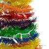 6' Pre-Lit Rainbow Tinsel Pop-Up Artificial Christmas Tree, Clear Lights view 4