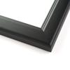 10x45 Frame Black Passaggi Solid Wood Picture Frame Width 1.5 Inches | Interior Depth 0.5 Inches | Passaggi Nero Modern Photo Frame Complete with UV Acrylic, Foam Board Backing & Hanging Hardware view 2