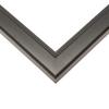 10x45 Frame Black Passaggi Solid Wood Picture Frame Width 1.5 Inches | Interior Depth 0.5 Inches | Passaggi Nero Modern Photo Frame Complete with UV Acrylic, Foam Board Backing & Hanging Hardware view 3