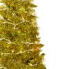 6' Pre-Lit Gold Tinsel Pop-Up Artificial Christmas Tree, Clear Lights view 2