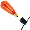 Northlight Edison E17 with C9 Base Christmas Lights - Orange - 9' Black Wire - 10ct view 3