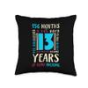 13th Birthday Shirt for Kids Gift Age 13 Year Old Boys Girls Throw Pillow view 1