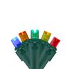 Northlight Wide Angle Christmas Lights - Multi-Color LED - 49' Green Wire - 200ct view 1
