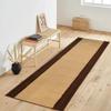Custom Size Runner Rug Box Brown Design Roll Runner 25 Inch Wide x Your Length Size Choice Slip Skid Resistant Rubber Back Cut to Size (Brown, 16 ft x 25 in) view 1
