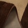 Custom Size Runner Rug Box Brown Design Roll Runner 25 Inch Wide x Your Length Size Choice Slip Skid Resistant Rubber Back Cut to Size (Brown, 16 ft x 25 in) view 4