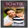 10x19 Frame Black Real Wood Picture Frame Width 1.5 Inches | Interior Frame Depth 0.5 Inches | Barn Black Distressed Photo Frame Complete with UV Acrylic, Foam Board Backing & Hanging Hardware view 1