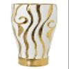 AFD Home Golden Zebra with White Vase 20 Inch view 3