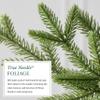Balsam Hill 7ft Pre-Lit Alpine Christmas Tree - Sparse Artificial Christmas Tree with 300 Clear LED Fairy Lights, Pre-Fluffed Memory Wire Branches & Easy Plug Technology for Small Spaces view 3