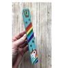 Unicorn Mezuzahs, Scroll Cases, Jewish Baby Gifts, Bat Mitzvah, Girl's Room, Nursery (Add Kosher Scroll, No Personalization, Teal) view 2