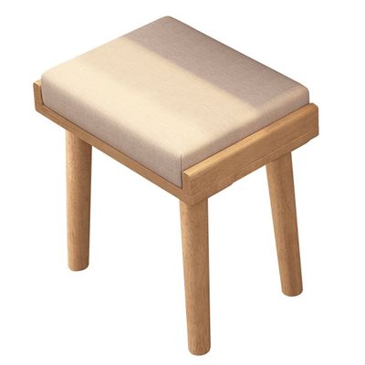 Benches Wooden Stools Bedroom Wooden Makeup Stool Wooden Dining Stool Porch Stools for Changing Shoes Piano Stools (Color : Wood Color, Size : 40x27x45cm)