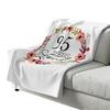 95th Birthday Gifts for Women - 95 Years Loved - 95 Year Old Present for Her for Couch Bed Sofa Colorful Cute Design - Sherpa Fleece Throw Blanket 50x60 view 1